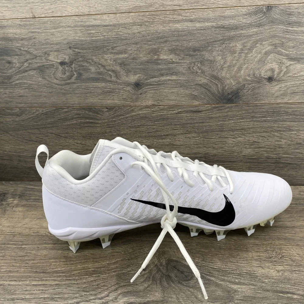 Nike Alpha Menace Pro 2 Low Football Cleats Mens 17 White Black CV6477-100